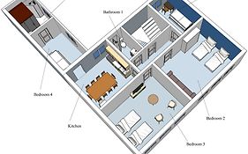 Huge Apartment With Sauna And Free Parking